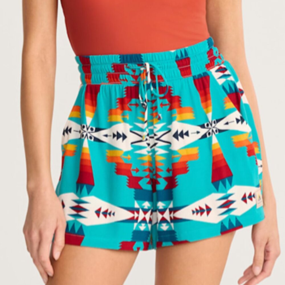 🆕 Pendleton Tucson Tie Front Shorts